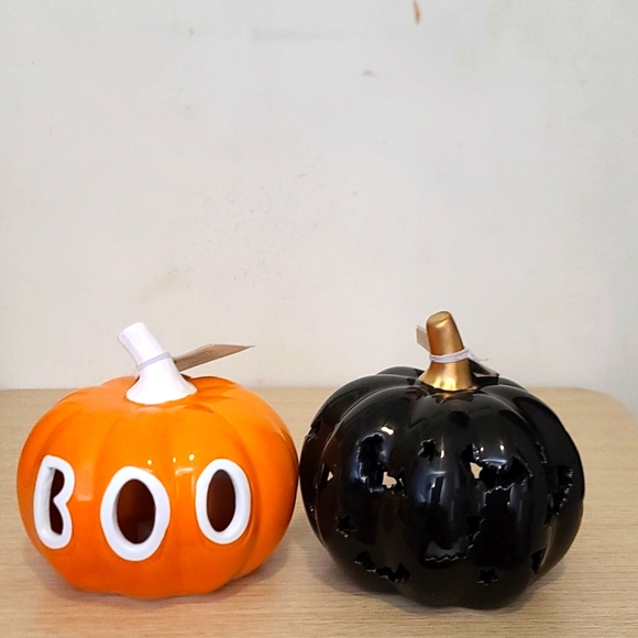 Target Other - Pre-lit ceramic pumpkins
